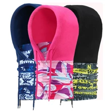 Анти-Дымчатая Кепка походная Лыжная маска для лица уличная шапка с защитой лица от ветра шарф теплая шляпа с маской Кепка лыжное оборудование черный