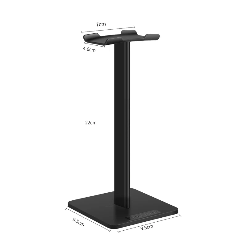 Fashion Headset Stand Universal Black White Headphone Stand Detachable Headphone bracket Aluminum alloy Holder Headphone display