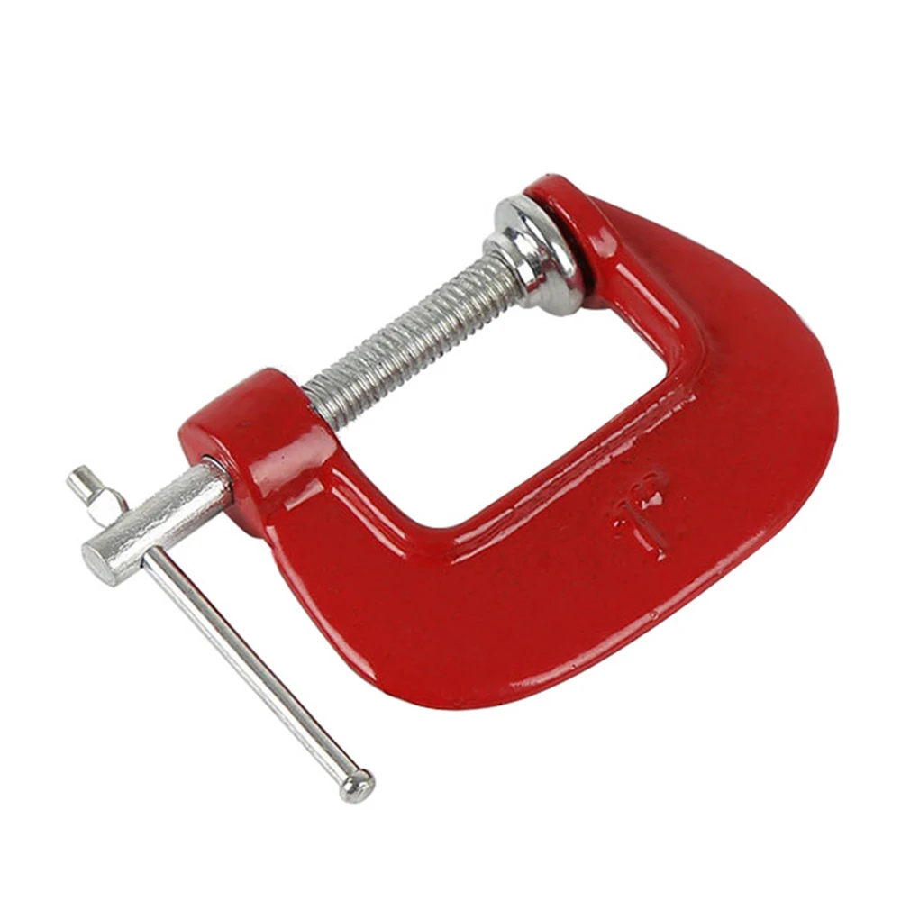 G Clamp Quenching Ergonomic Malleable Steel Anti‑Slip for Woodworking Carpenter Carpentry Building Industrial G‑Type Fixed Clamp