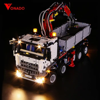 

Led Light Compatible For Lego 42043 Building Brick Blocks 20005 technic the Arocs 3245 truck car Toys light with Battery box