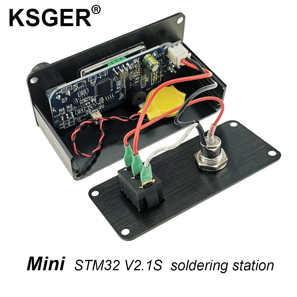 KSGER T12 Мини паяльная станция STM32 V2.1S OLED T12 железные наконечники DIY Инструменты Наборы ручка из АБС-пластика быстрый нагрев авто-сна