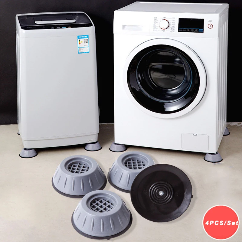4Pcs/set Non-Slip Anti-Vibration Feet Pads Washing Machine Rubber Mat Noise-redu 4Pcs/set Non-Slip Anti-Vibration Feet Pads Washing Machine Rubber Mat Noise-redu
