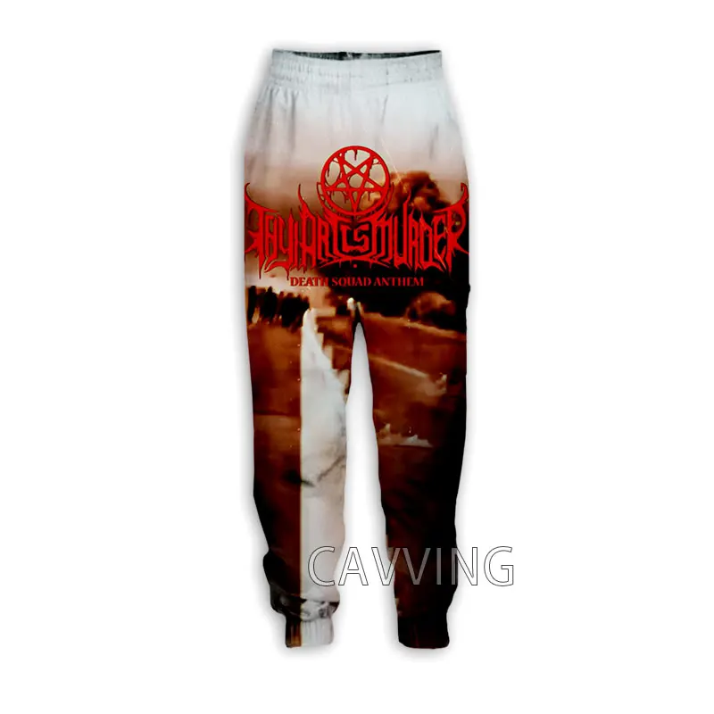 New Fashion Women/Men's 3D Print  Thy Art Is Murder  Casual Pants Sports Sweatpants Straight Pants Sweatpants Jogging Pants  J02 2