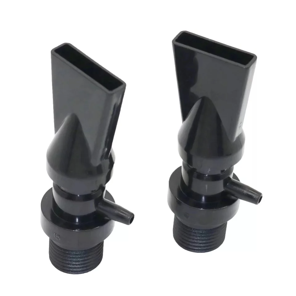 2pcs 1/2 дюймовый наружный насос-Дождеватель для утки, стильный возвратный насос для аквариума, сопла для аквариума, оросительный фонтан для сада - Цвет: 2pcs
