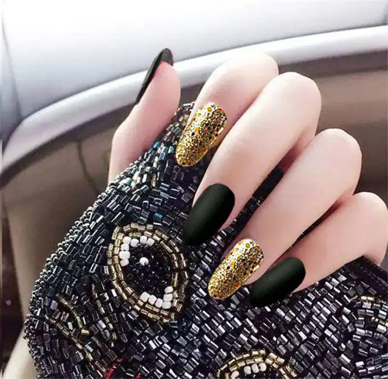 DIY Модные накладные ногти 24 шт/партия готовые предварительно дизайнерские полные акриловые накладные ногти 3D Советы Искусственные накладные ногти 28 цветов на выбор