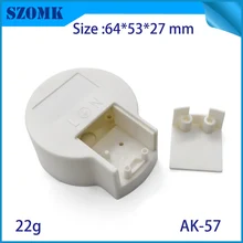 1 шт. 64*53*27 ABS круглая форма белый пластиковый светодиодный распределительный корпус для инструментов с индивидуальным обслуживанием