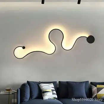 

Modern LED Wall Lamp Lamparas Designs Ceiling Lamp Living Room Aisle Wall Light De Techo Pared Applique Murale Luminaire Art AC