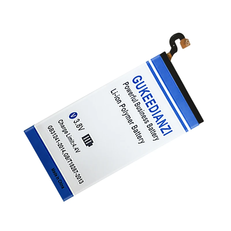 Аккумулятор GUKEEDIANZI для Samsung Galaxy S5 S6 S7 S8 S3 S4 NFC Edge Plus G950F G930F G920F G900F G925F G935F