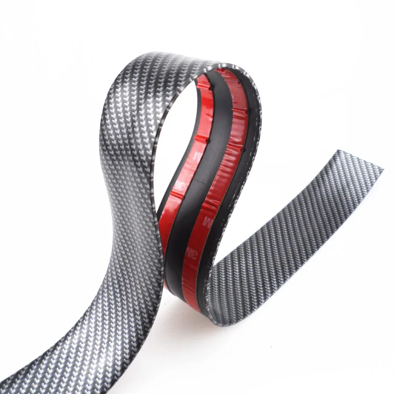 

Car sticker carbon fiber rubber molding threshold protector for Volvo S40 S60 S80 XC60 XC90 V40 V60 C30 XC70 V70/Mini Cooper R50
