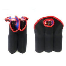 Портативная неопреновая сумка-холодильник для винных бутылок, сумка для винных бутылок, защищающая изолированные крышки, Держатель Для Охлаждения Пива