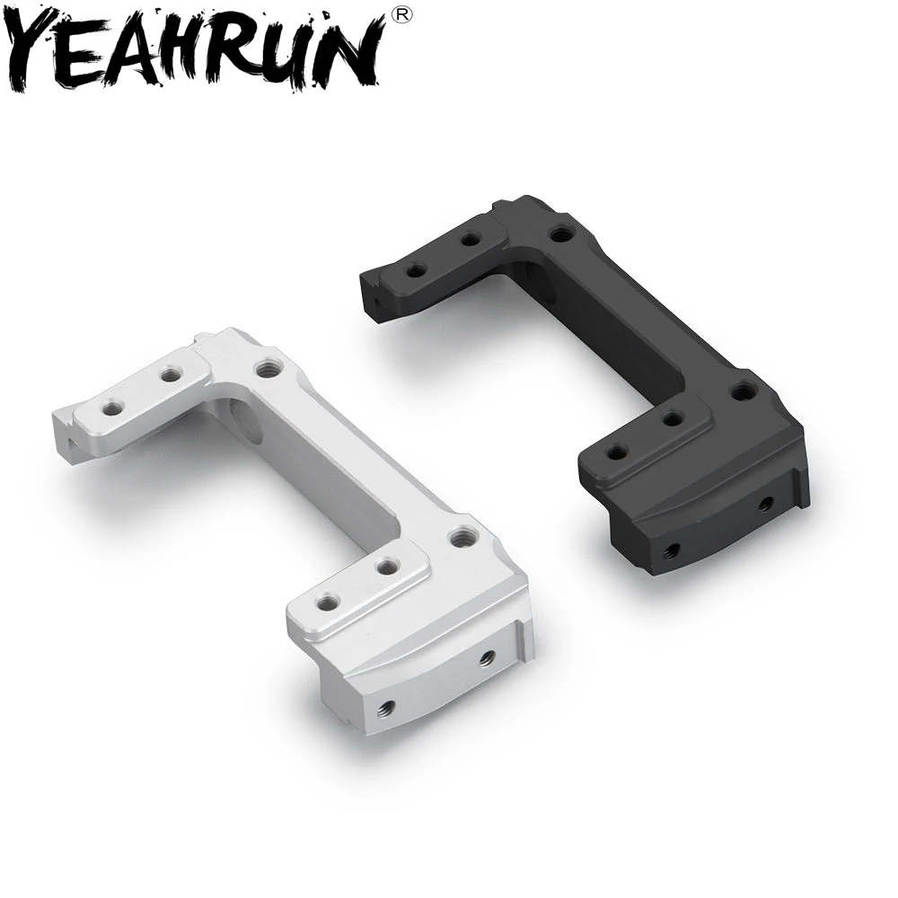 

YEAHRUN Aluminum Front Plate Bumper Mount For Axial SCX10 1:10 RC Crawler Car 90046 90047