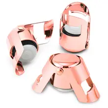 Нержавеющая сталь шампанское, бутылка игристого вина пробка портативный герметик Бар Спирит поток крышки розовое золото 72XF