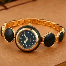 Nowa gorący styl naturalny Hetian Jade panie zegarek wodoodporna stal nierdzewna Jade kobiet zegarek studentka Trend mody zegarek