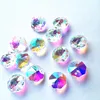 (Free Rings) 50pcs/lot AB Color 14mm Crystal Lighting Octagon Beads in 2Holes Glass Chandelier Parts Glass Curtains Accessories ► Photo 2/4