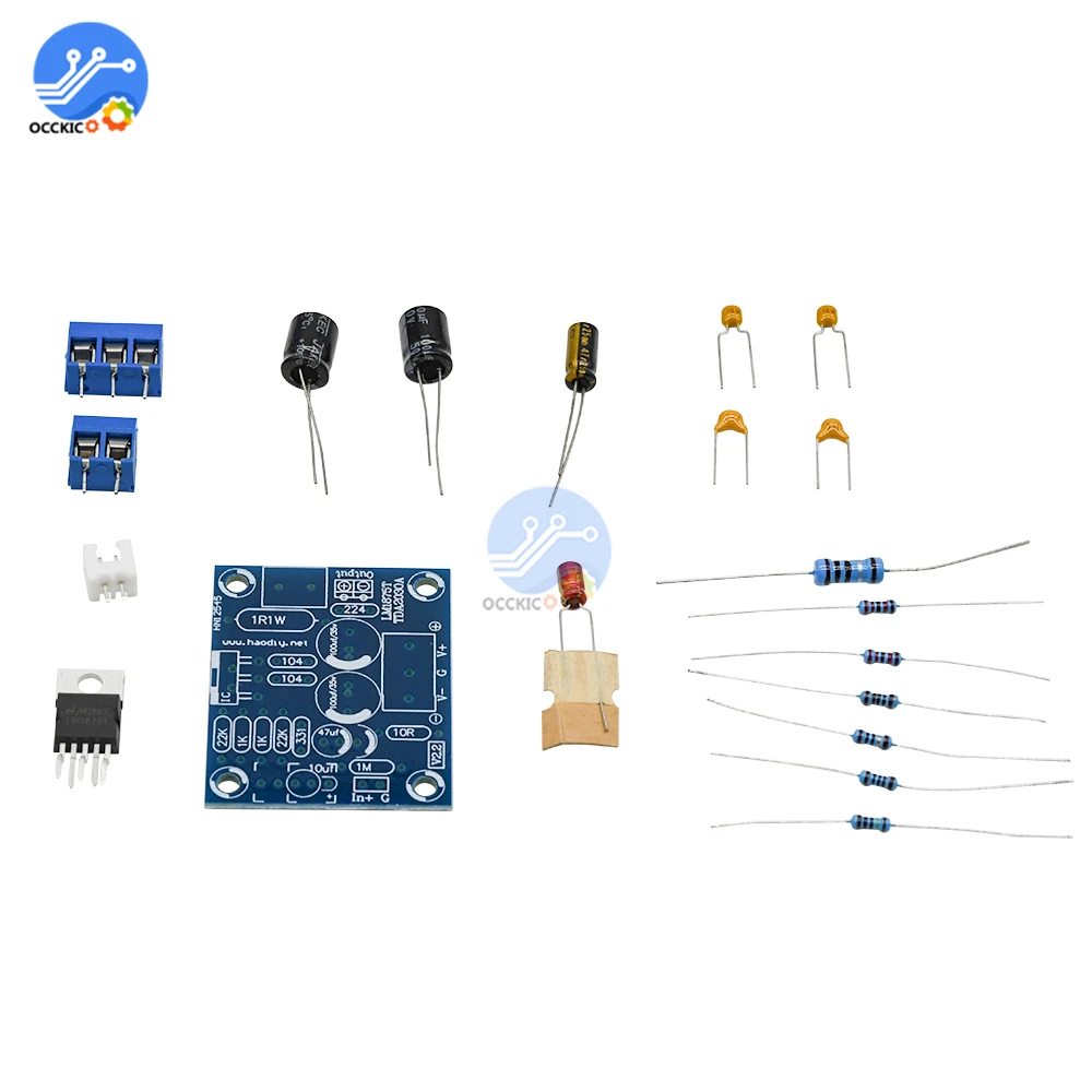 LM1875T моно усилитель плата аудио стерео HIFI звуковая для Arduino DIY спикер комплект