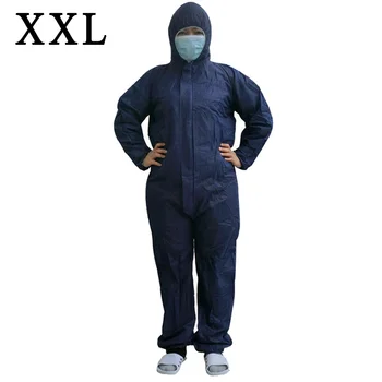 

Disposable Suit Coverall Laboratory Work Clothing Soft Waterproof Low Fiber Anti-shedding Good Antistatic Effect