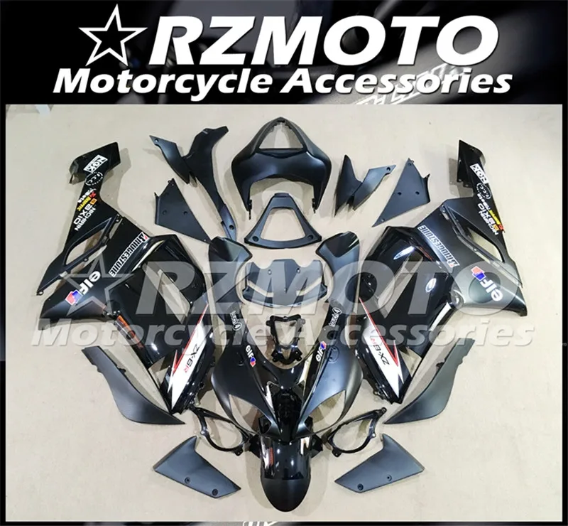Мотоциклетный обтекатель abs Подходит для Kawasaki ZX6R 636 ZX-6R 2007 2008 корпусные детали пресс-форм Магазин № 0288