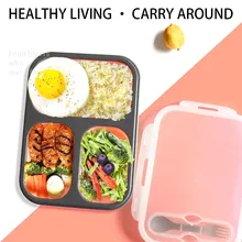 Силиконовый складной Ланч-бокс контейнер для хранения продуктов Bento Microwavable портативный для пикника кемпинга прямоугольная уличная коробка для хранения