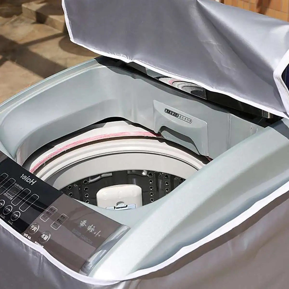 Automatic Roller Washer Sunscreen Washing Machine Waterproof Cover Dryer Polyester Dustproof S/M/L/XL,washing machine cover,dryer cover