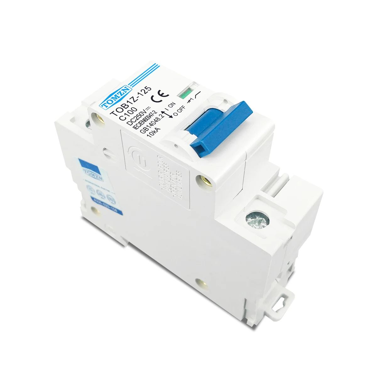 1P 80A 100A 125A Dc Mcb 250V Circuit Breaker Voor Pv Systeem C Curve