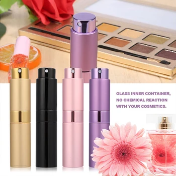 

Mini Portable Refillable Perfume Atomizer 8ml Travel Spray Bottles Empty Bottles empty cosmetic containers