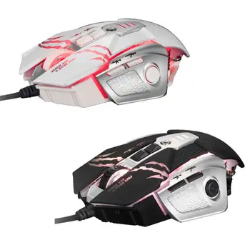 

Wired Programmable Gaming Mouse RGB LED Breathing Light 6 Gear DPI Adjustable Computer Laptop Mouse for Gaming Office
