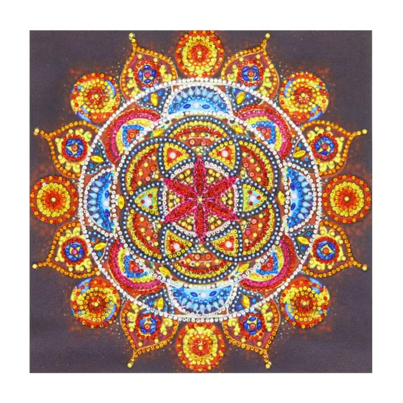 

Round Flower 5D Special Shaped Diamond Painting Embroidery Needlework Rhinestone Crystal Cross Craft Stitch Kit