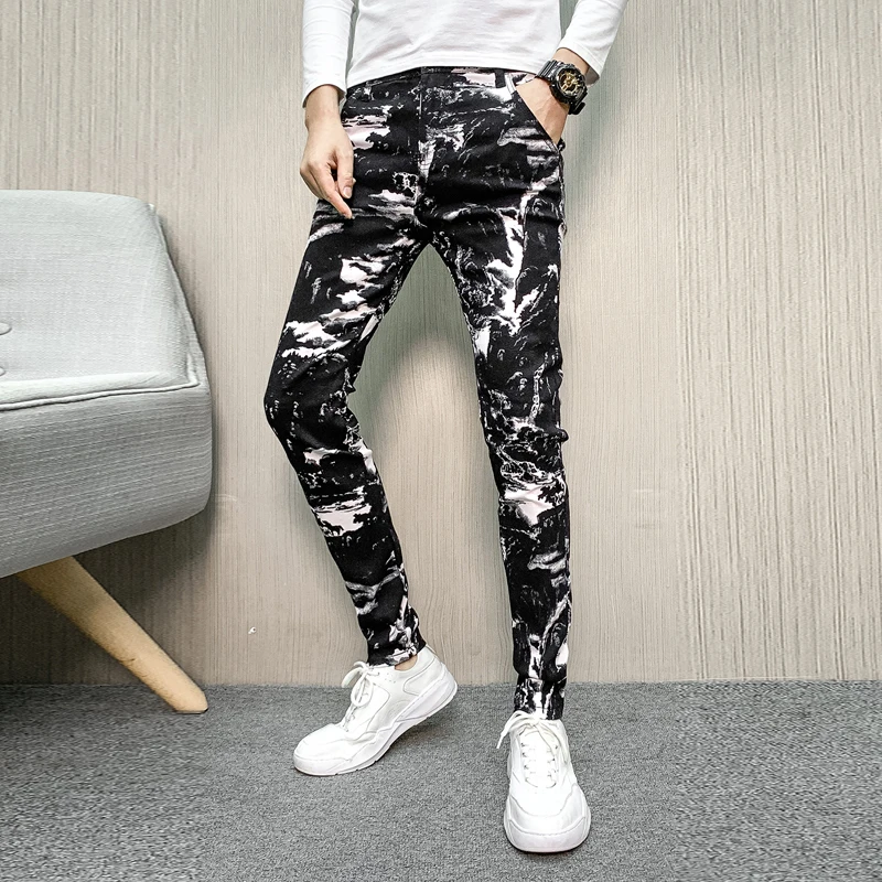 Pantalones, мужские теплые брюки, модные мужские брюки, осень,, повседневные брюки с принтом, мужские облегающие брюки, мужские штаны для бега, черные