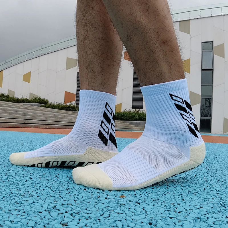 Men Socks Sport Anti-Slip Cycling Socks High Quality Breathable Thickened Towel Bottom Soccer Football calcetines