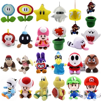 

Anime Super Mario Bros Bomb Magikoopa Toad Shy Guy Ghost Blooper DiddyPeluche Doll Plush Soft Stuffed Baby Toy Christmas Gift