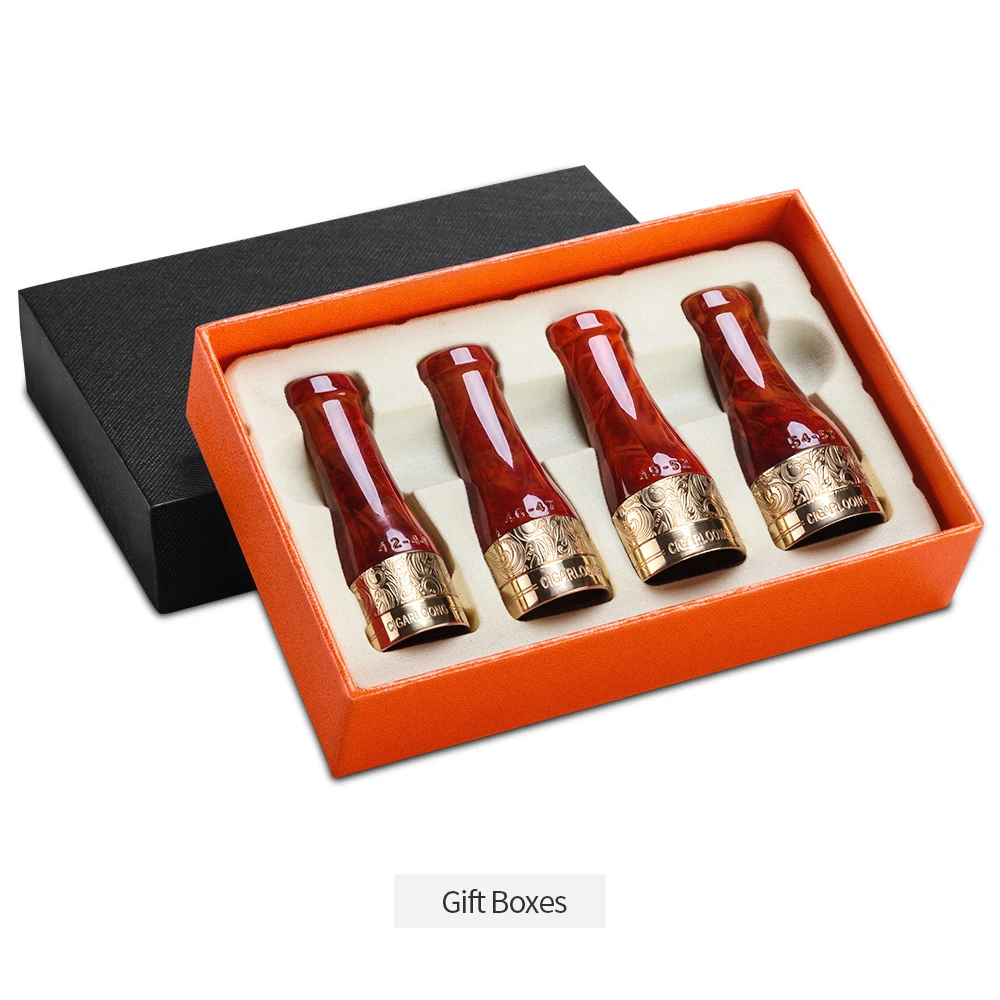 Cigarloong Cigar Mouthpiece Set Cigar Pipe Case Holder Nozzle Cigar