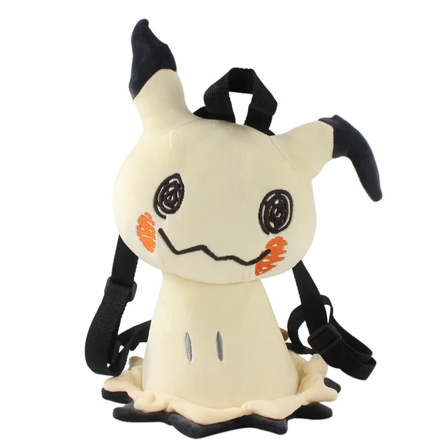40cm Anime Pokemon Mimikyu Plush Doll Pikachu Backpack Model Toy Knapsack Student School Bag Cosplay Toys Gifts For Children