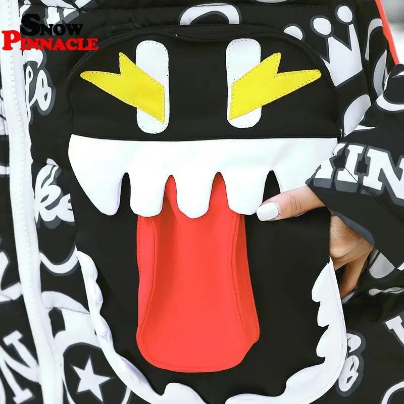 Женские зимние парки модная Длинная утепленная куртка в стиле хип хоп