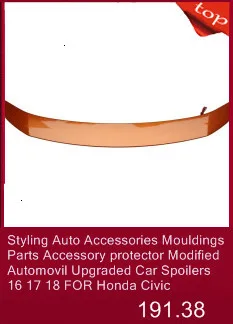 Тюнинг передняя губа задний диффузор Авто молдинги декоративные части модификация защитные бамперы 16 17 18 для Honda Civic