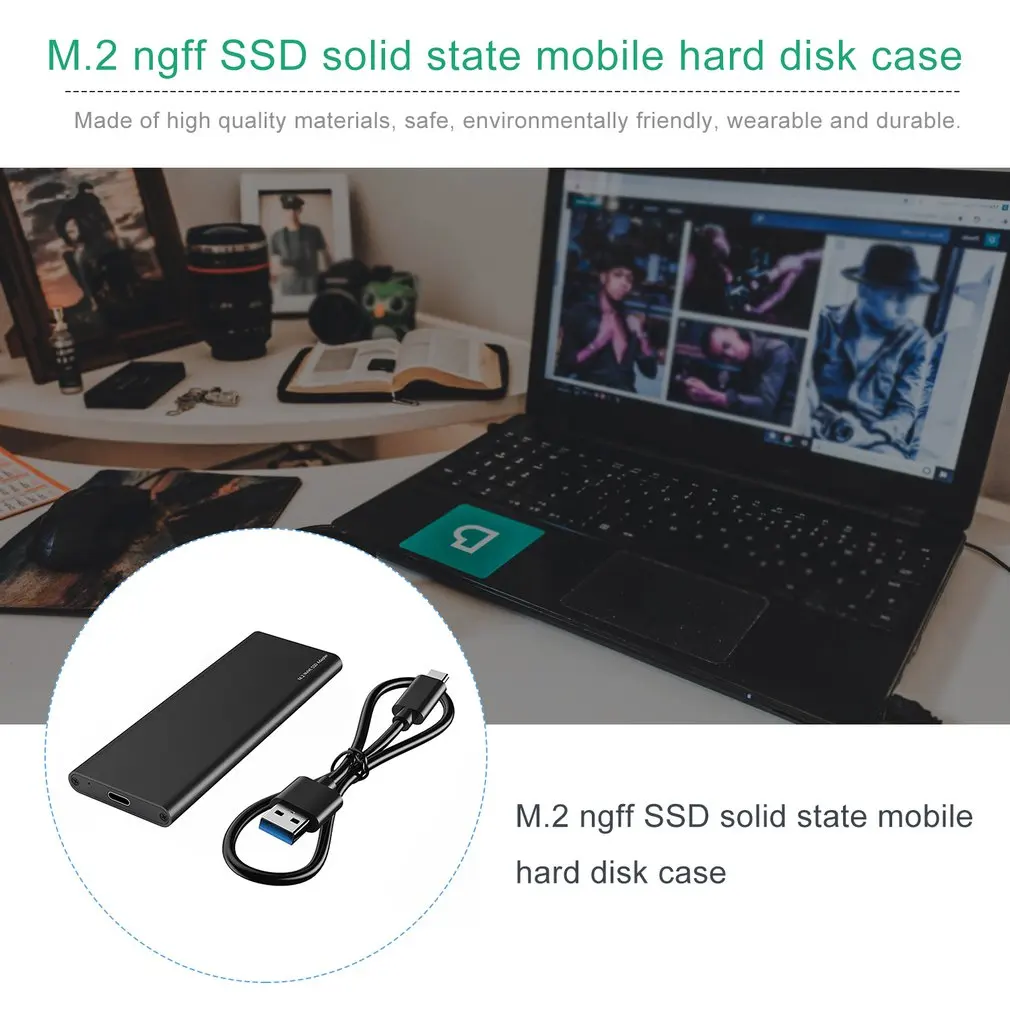 SSD Solid State Festplatte Box 6100-RTKM.2 NGFF PCI-e NVMe ZU USB3.1 SSD Gehäuse Solid-State Festpl
