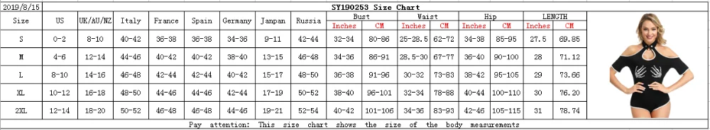 Lovely Women Sexy Skull Hands Patterns bodysuit Black Cold Shoudler Halter chunky Neck Women Lady Bodysuit Romper Playsuit