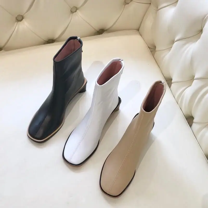 

Genuine Leather With High Short Boots Woman Boots Woman Boots