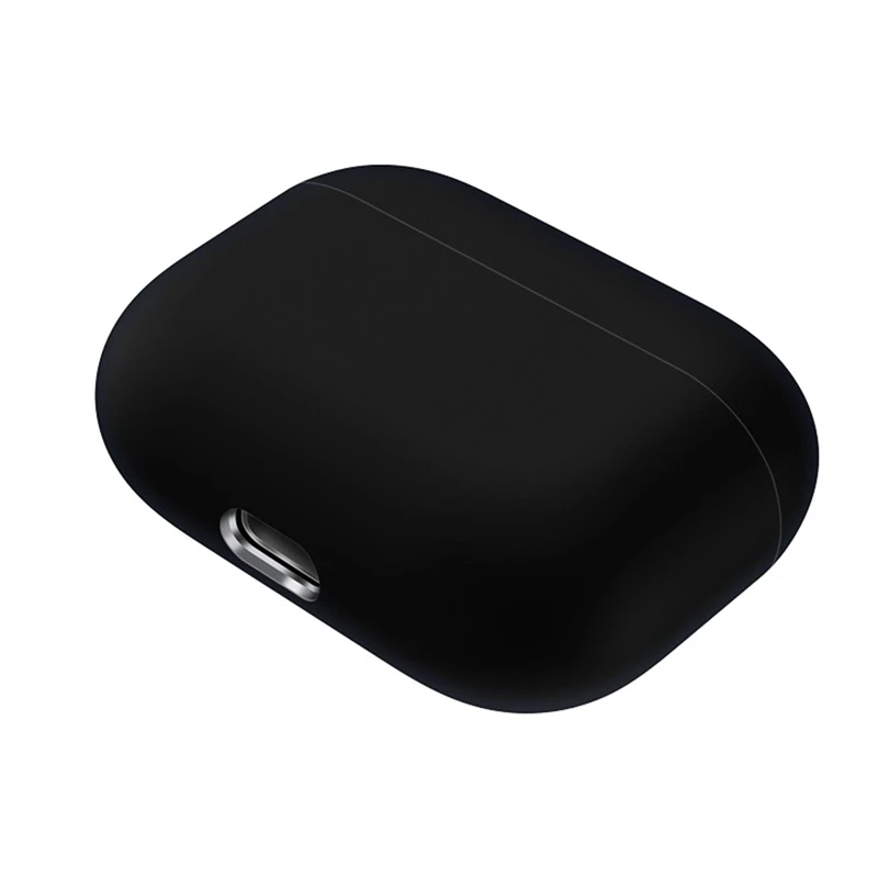 Beautiful solid color earphone case For AirPods Pro 2019 Wireless Charging Case Silicone Protective Cover Skin 1102#B