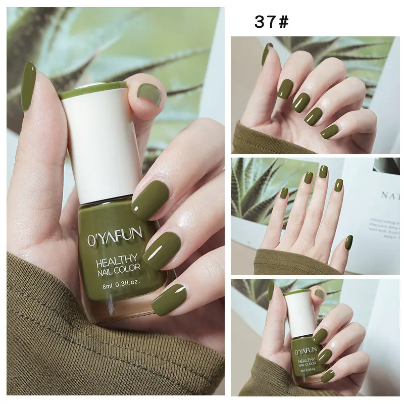 Quick Dry Glitter & Matte Waterproof Nail Polish