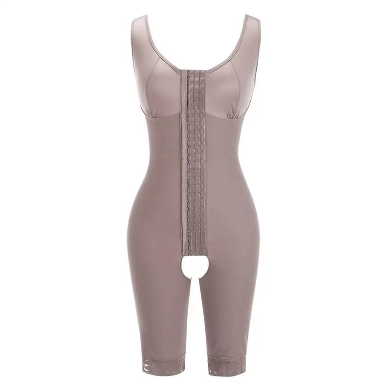 

Full Body Shaper Slimming Bodysuit Vest High Compression Waist Shaper Thigh Waist Trainer Corset Shapewear With Buckle & Hooks
