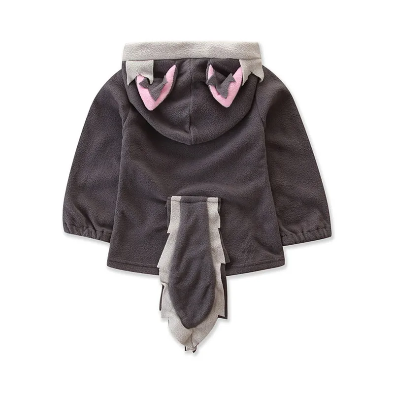 Осенняя детская куртка с вышивкой и капюшоном маскарадный костюм рисунком лисы