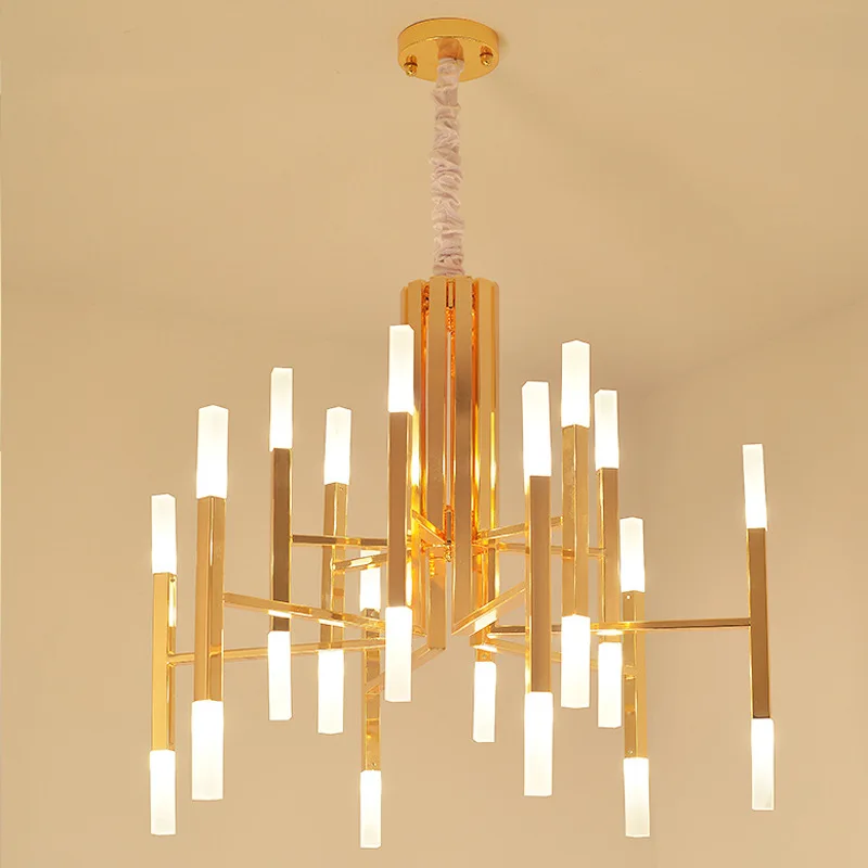 

Modern luxury chandelier simple style LED lights for home hanging lamp modern lamp 24/36/60 light metal lamp pendant