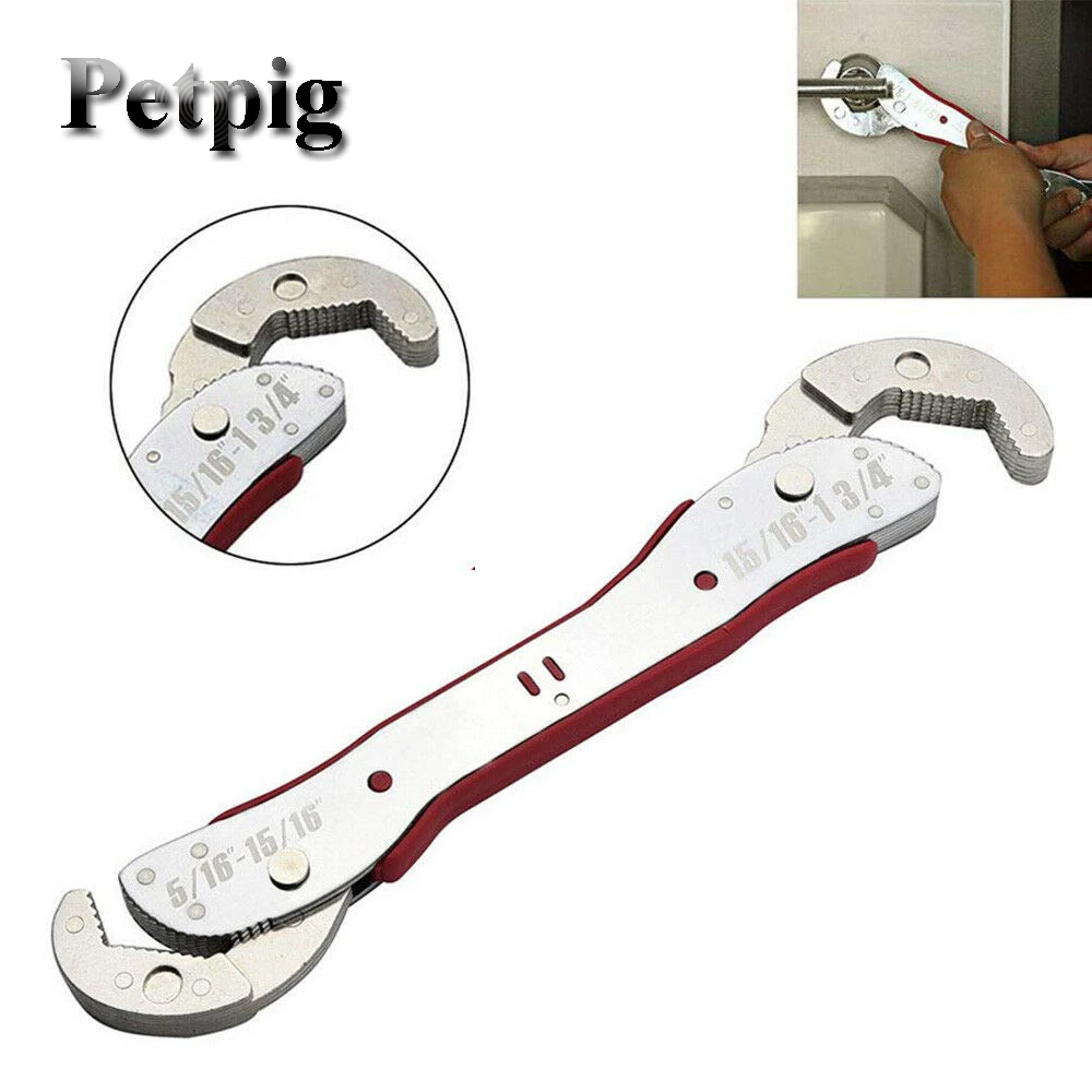

Magic Wrench 9-45mm Adjustable Multi-function Spanner Tools Universal Wrench Pipe Home Hand Tool Plumbers Repair Tools