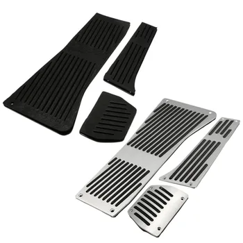

3Pcs for BMW X5 X6 E70 E71 Aluminum Alloy Accelerator Brake Foot Rest Automatic Pedal Pad Cover Modified Styling Sticker