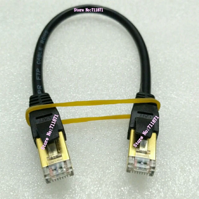 Cabo De Rede Ethernet Cat, Cabo Curto De 8pin Cat7 Cat 7 - Cabos E.