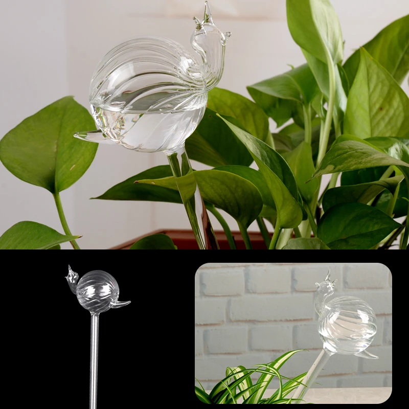 Portable Automatic Watering Planter Vase Terrarium Container Home Wedding Garden
