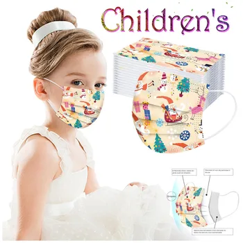

50PCS mascarillas Cartoon Kids Disposable Mask 3 Layer Filter Dust Children's Protective Face Mask masque Fast Delievry Hot Sell