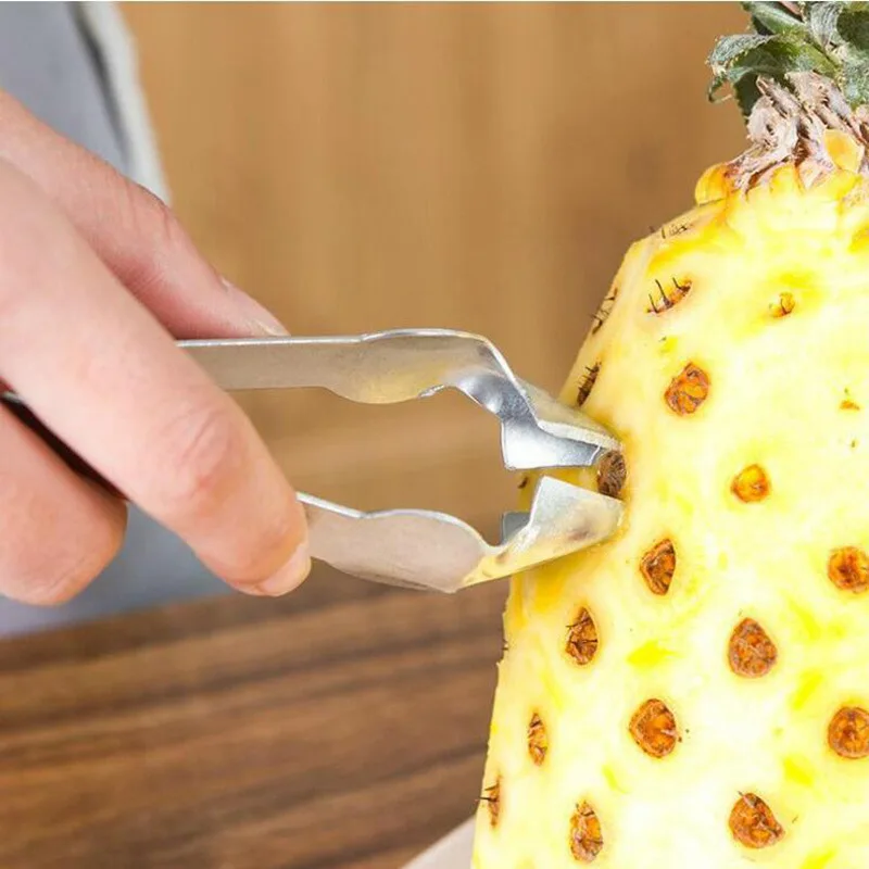 1 шт. полезный Фруктовый нож для чистки ананаса корер Слайсеры клипса резак легкий нож для ананаса приспособления для приготовления салата кухонные аксессуары
