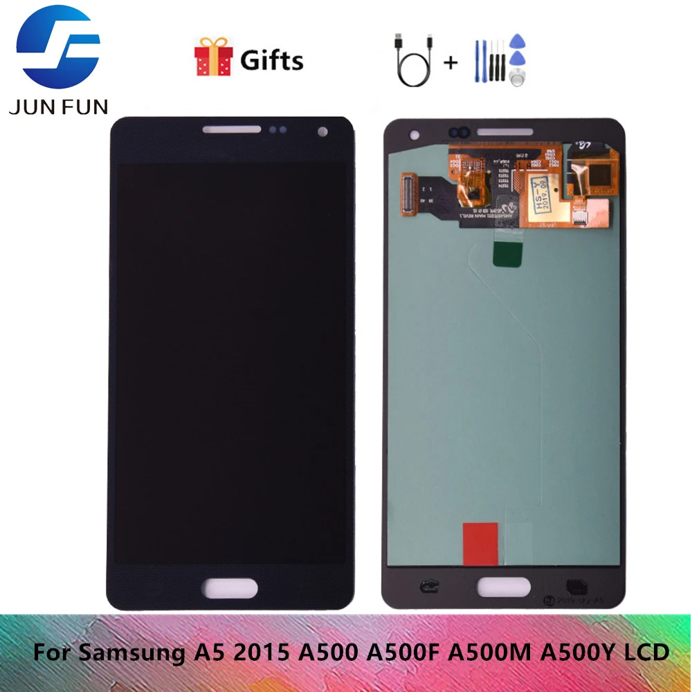 5.0'' Super AMOLED For SAMSUNG GALAXY A5 2015 A500FU A500 A500F A500M LCD Display Touch Screen Digitizer Assembly Replacement 5. |