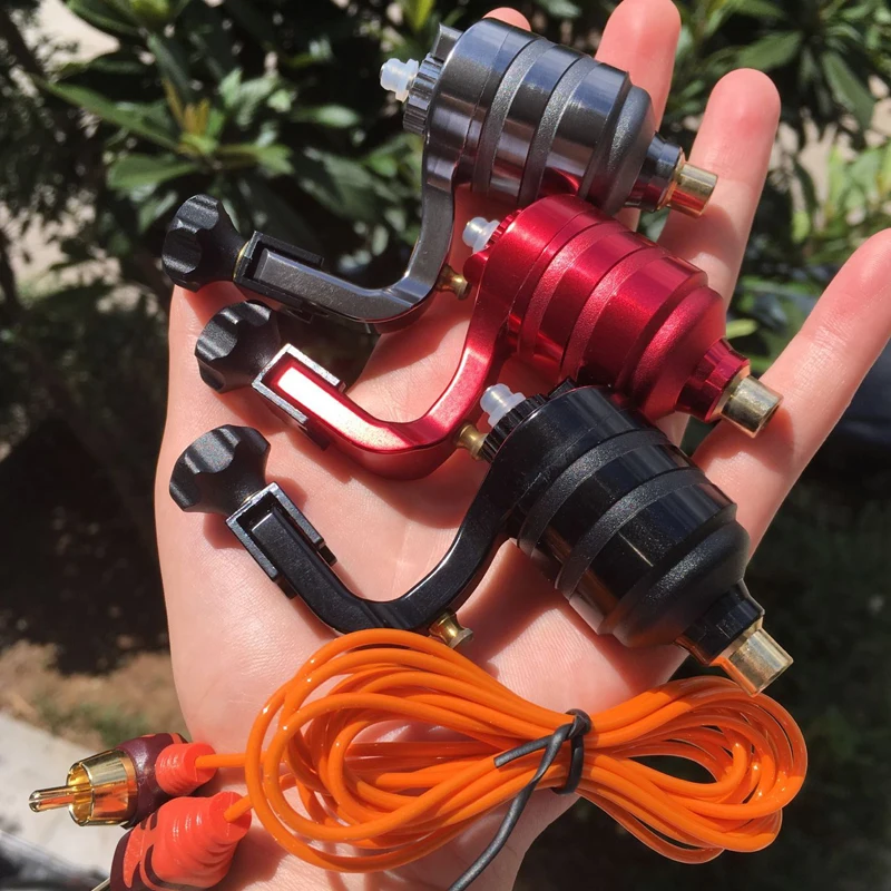 

Rocket Tattoo Machine RCA Clip Cord Machine Direct Drive Tattoo Gun Adjustable Stroke Tatoo Machines Mabuchi Motor Tattoo Machin